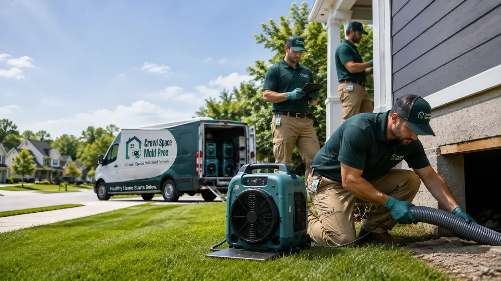 Crawl Space Mold Removal in Alhambra, CA
